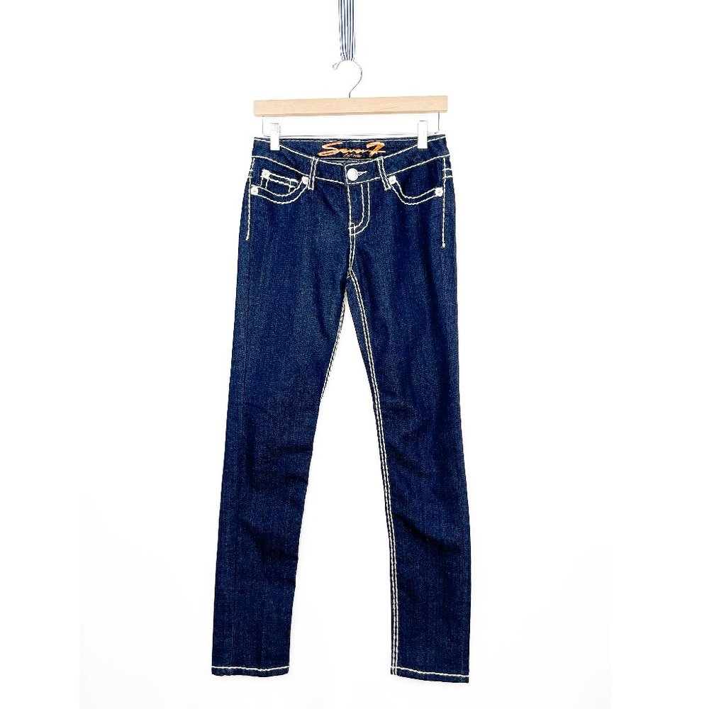 SEVEN7 Dark Wash Skinny Jeans - Sz 26